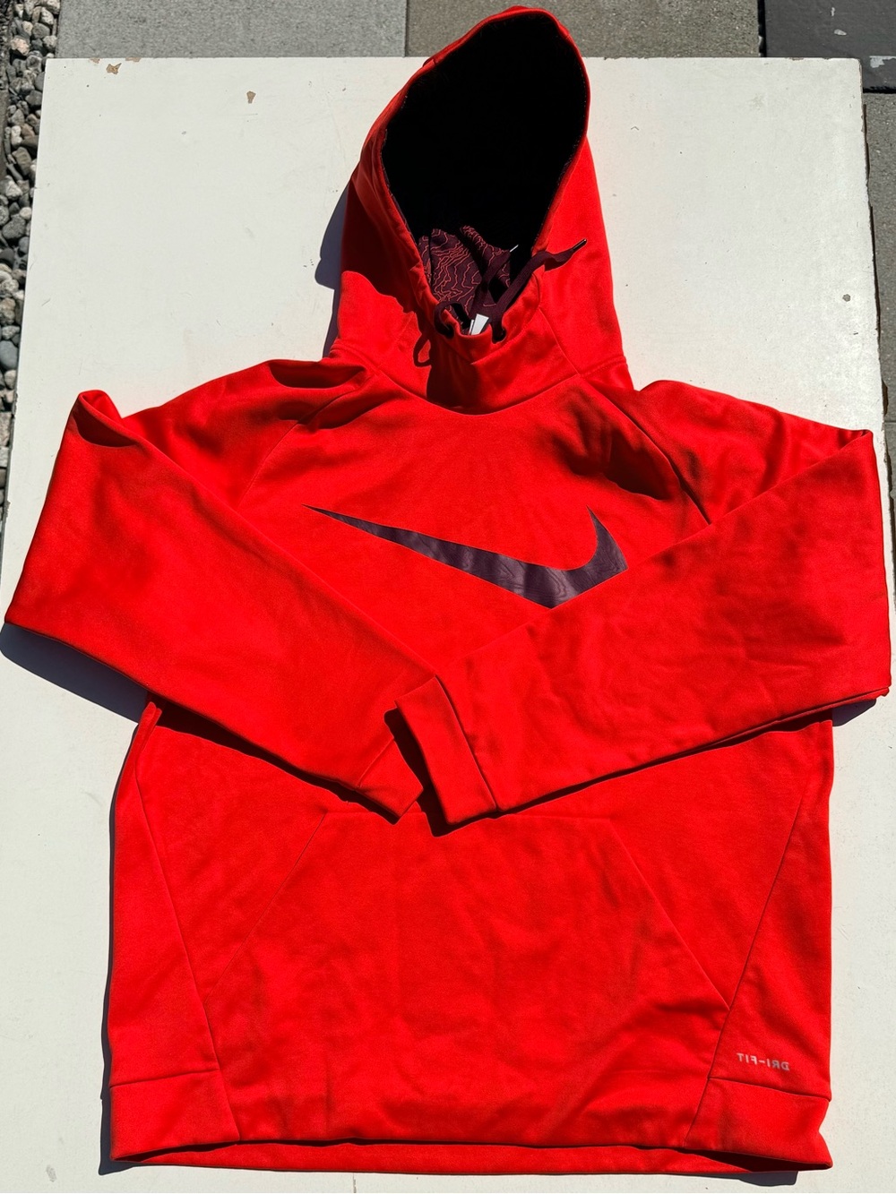 Nike Red Dri-FIT Pullover Hoodie - Men's